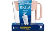 Jarro de filtro de água Brita Metro 1.4L com capacidade para 6 xícaras - rosa