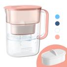 Jarro de filtro de água Waterdrop de 10 xícaras com 1 filtro 750L rosa