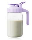 Jarro de leite materno OneDream Mason Jar 950mL com tampa roxa