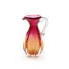 Jarro em Crisal Murano - São Marcos Cor: Rosa e Âmbar Jarro em Crisal Murano - São Marcos Cor: Rosa e Âmbar
