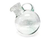 Jarro KALALOU CV5609 Vidro Boca Pequena Verde 20x25cm
