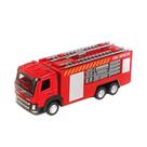 Jato de água de caminhão de bombeiros de brinquedo com escada, escala 1:50 para crianças