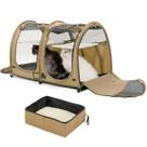 Jaula portátil para gato con dos compartimentos Mispace Jaula portátil para gato con dos compartimentos Mispace