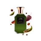 Jawhara Amberwood Nomad Ambery Fougere Eau de Parfum 100 ml Notas de Cardamomo, Couro, Madeira de Cedro e Âmbar Rico Longa Duração Uso Diário Tamanho para Viagem