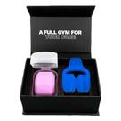 Jawzrsize Exercitador de Mandíbula Pro Feminino Kit com 2 Unidades Rosa e Azul