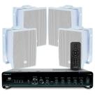 Jbl Som Ambiente Amplificador Bluetooth Area Churrasqueira + 04 Caixas C321 Jbl