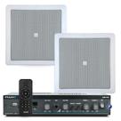 Jbl Som Ambiente De Embutir Bluetooth Usb Sd + 02 Arandelas Gesso