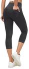 Jeans Capri Jeggings Ewedoos, cintura alta, elástico, cinza, feminino