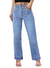 Jeans femininos Sidefeel, cintura alta, elástica, controle de barriga, tamanho 10