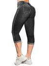 Jeans Flamingals Butt Lifting Skinny preta 2GG