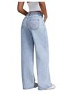 Jeans Floerns Y2k Straight Leg Boyfriend Bordado Feminino