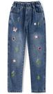 Jeans KIDSCOOL SPACE Little Big Girls Bordado Borboleta