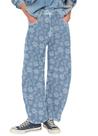 Jeans Loveings Baggy Barrel Floral Print Wide Leg Y2k Women