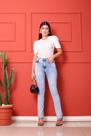jeans modeladora feminino cor clara n 42
