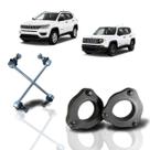 Jeep Compass Renegade Kit Lift Calço Dianteir +Bieleta 2 Pol