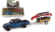 Jeep Gladiator 2021 & Canoe Trailer Greenlight 1/64