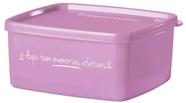Jeitosinho 400ml Lilás " Aqui tem memórias" Tupperware