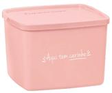 Jeitoso 800ml Rosa "Aqui tem carinho" Tupperware