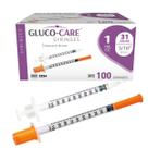 Jeringa GLUCO-CARE 1 ml 31G 8 mm Tapa Naranja 100 unidades