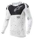 Jersey Alpinestars Supertech Spek Branca/Preta para Homens