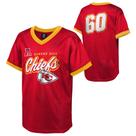 Jersey Infantil Outerstuff Kansas City Chiefs com Decote V em Tela Jersey Infantil Outerstuff Kansas City Chiefs com Decote V em Tela