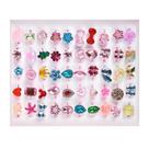 Jewel Rings OSDUE Little Girl, 50 peças, ajustáveis de 3 a 12 anos