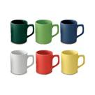 Jg 06 pc canecas de ceramica cafe colors 85ml