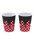 Jg 2 Copos Plástico Roupa Minnie 400ml Disney