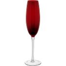 JG 2PÇ TAÇAS CHAMPANHE HOME&CO OPUS VIDRO 230ml 26x6x6cm VERMELHO