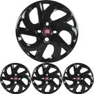 JG 4 Calota Palio 2004 a 2016 Aro 14 Black Piano com Emblema
