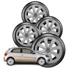 Jg 4 Calotas Fox Space Fox Polo Aro 14 Prime Prata