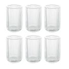 Jg.6 Copos de Vidro Cameratta Transparente 450ml