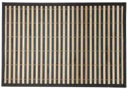 Jg 6 Peças Lugar Americano Bambu Listrado Cru/Preto JA10206