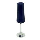 Jg.6 Taças p/Champagne de Cristal Xtra Azul Noturno 210ml