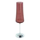 Jg.6 Taças p/Champagne de Cristal Xtra Vermelho Jasper 210ml