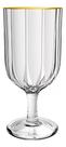 Jg 6 Tacas Refinatto Vidro Com Borda Ouro 330ml L Hermitage