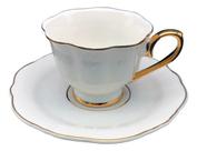Jg 6 Xíc Café 90ml Porcelana Moncharmant L Hermitge Dourado