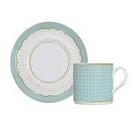 Jg. 6 Xícaras de Chá com Pires Porcelana Royal Tiffany Germer Jg. 6 Xícaras de Chá com Pires Porcelana Royal Tiffany Germer