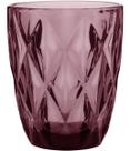 JG 6PÇ COPO ÁGUA VIDRO 270ml 10x8x8cm ROSA