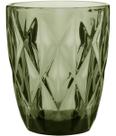 JG 6PÇ COPO ÁGUA VIDRO 270ml 10x8x8cm VERDE
