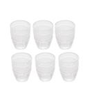 jg c/6 Copo p/ Shot 65ml de Vidro Alto Relevo - Lyor