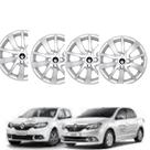 Jg Calota Renault Logan Sandero 2014 A 2020 Aro 15 Ar5005pta Com Emblema