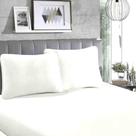 Jg cama malha casal liso 30.1 3pcs Branco - Sul Brasil