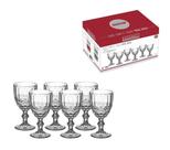 Jg com 6 taças para Água em vidro transparente 320ml Elegance - Hauskraft Jg com 6 taças para Água em vidro transparente 320ml Elegance - Hauskraft