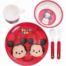 Jg De Refeição Infantil De Melamina Mickey e Minnie Vermelho Tsum Tsum - Disney Jg De Refeição Infantil De Melamina Mickey e Minnie Vermelho Tsum Tsum - Disney