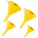 Jg.funil plastico c/4pecas vonder