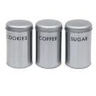 Jg lata decorativa 3 pçs inox - em casa tem