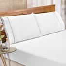 Jg Lençol Casal Classic Percal 180 Fios 3pç 80% Algodão 20% Poliéster - Branco Jg Lençol Casal Classic Percal 180 Fios 3pç 80% Algodão 20% Poliéster - Branco