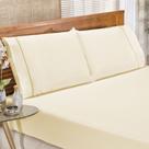 Jg Lençol Casal Classic Percal 180 Fios 3pç 80% Algodão 20% Poliéster - Palha Jg Lençol Casal Classic Percal 180 Fios 3pç 80% Algodão 20% Poliéster - Palha