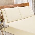 Jg Lençol King Classic Percal 180 Fios 3pç 80% Algodão 20% Poliéster - Palha Jg Lençol King Classic Percal 180 Fios 3pç 80% Algodão 20% Poliéster - Palha
